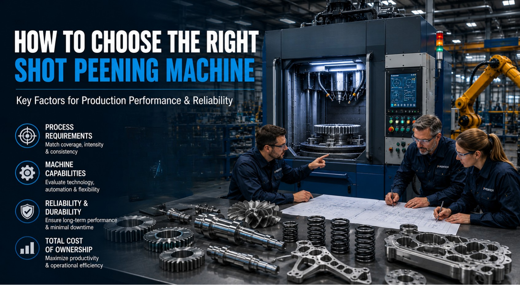 How to Choose the Right Shot Peening Machine for Your Production Needs