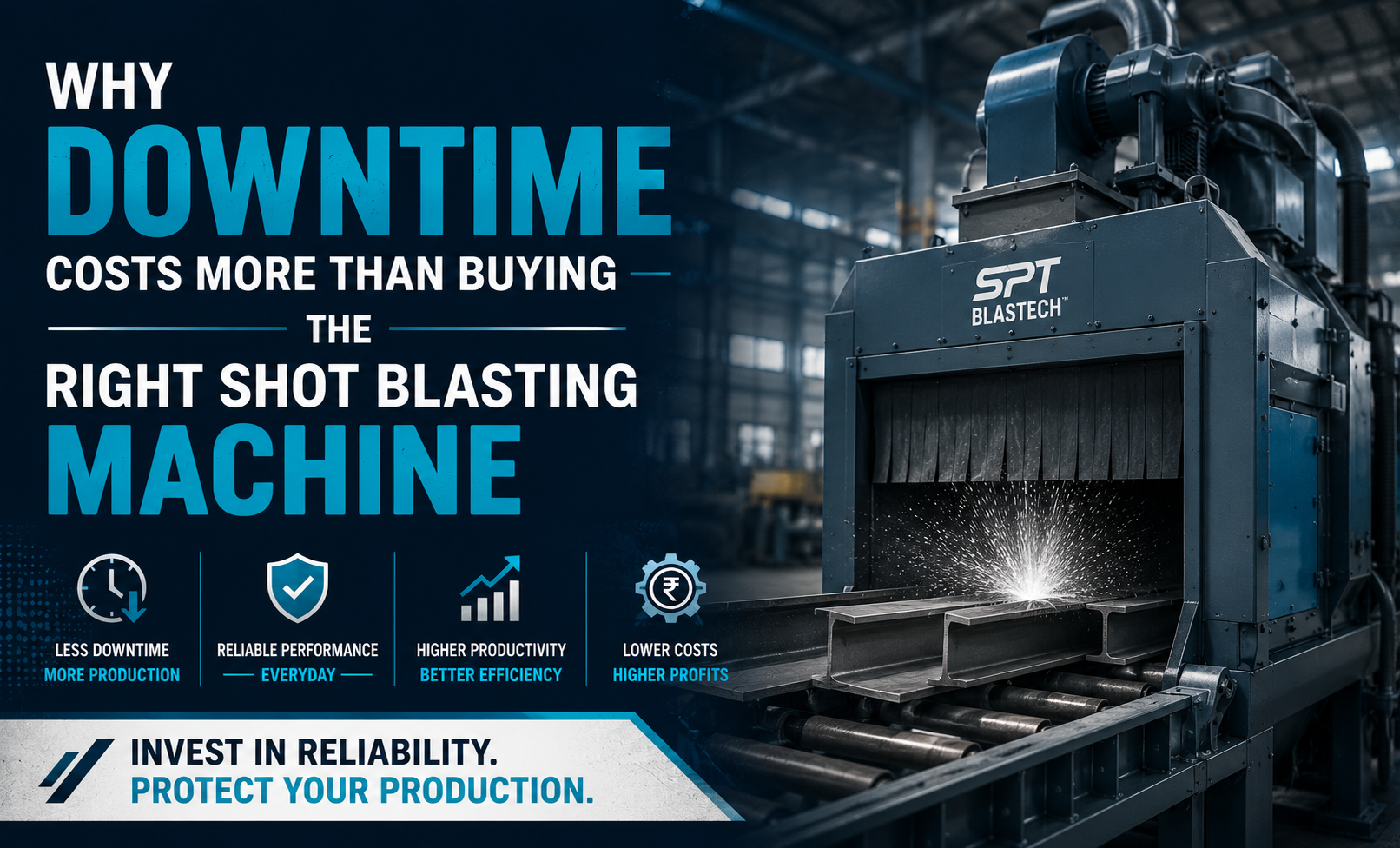 Why Downtime Costs More Than Buying the Right Shot Blasting Machine