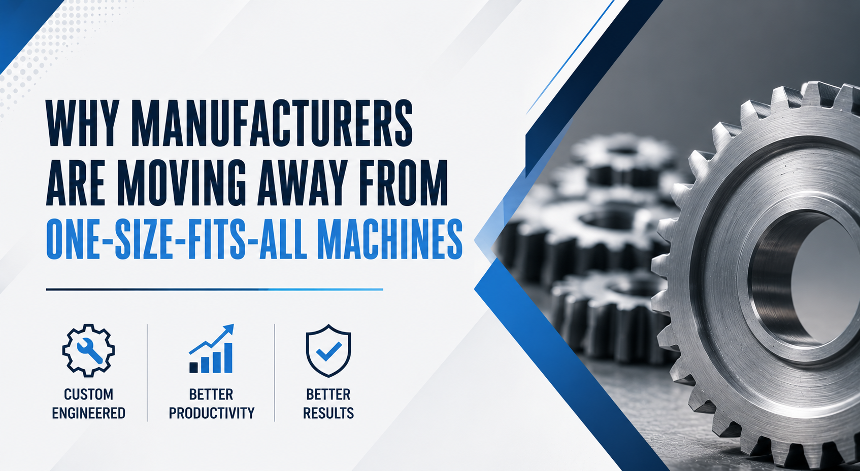 Why Manufacturers Are Moving Away from One-Size-Fits-All Machines