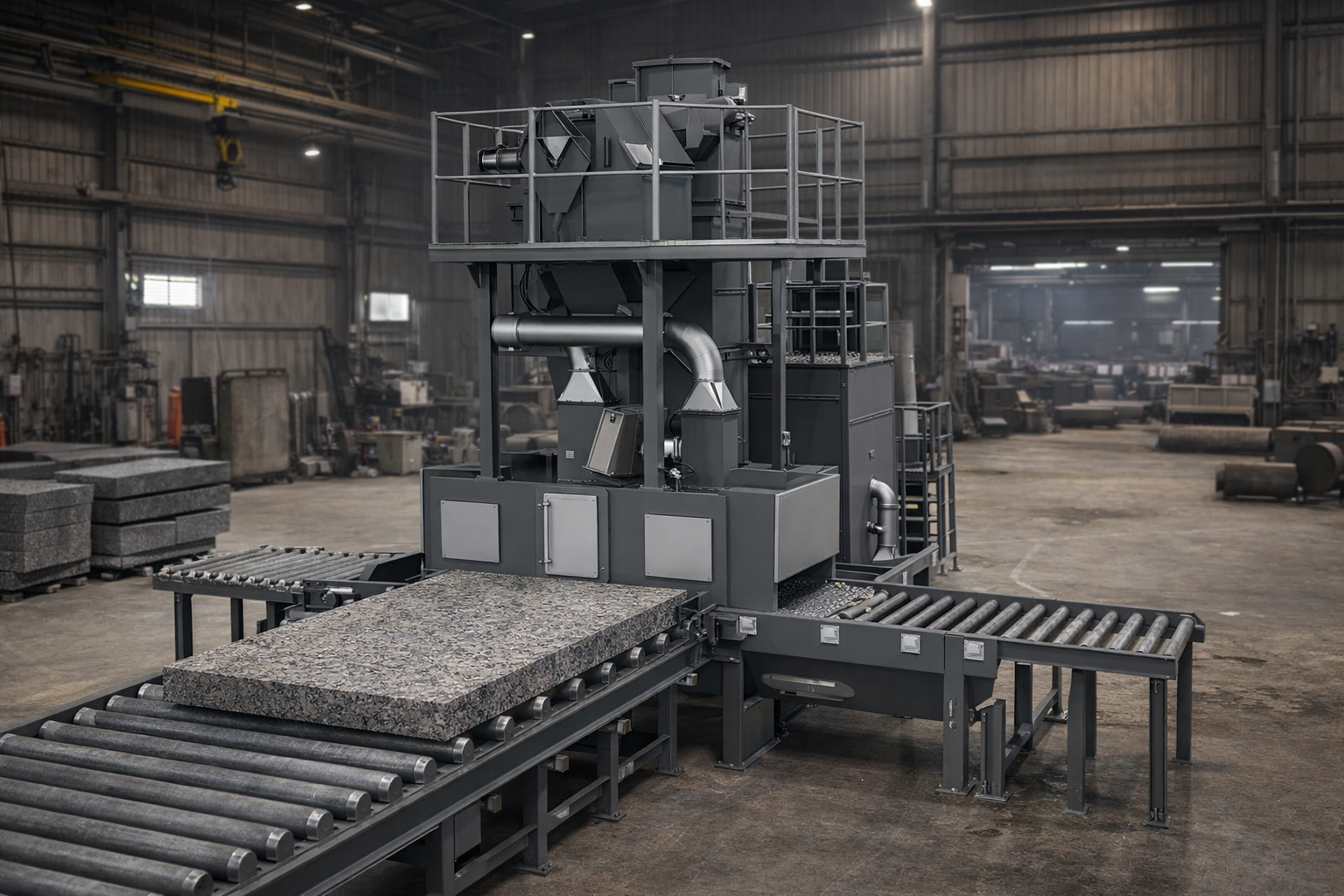 Belt Conveyor Shot Blasting Machine