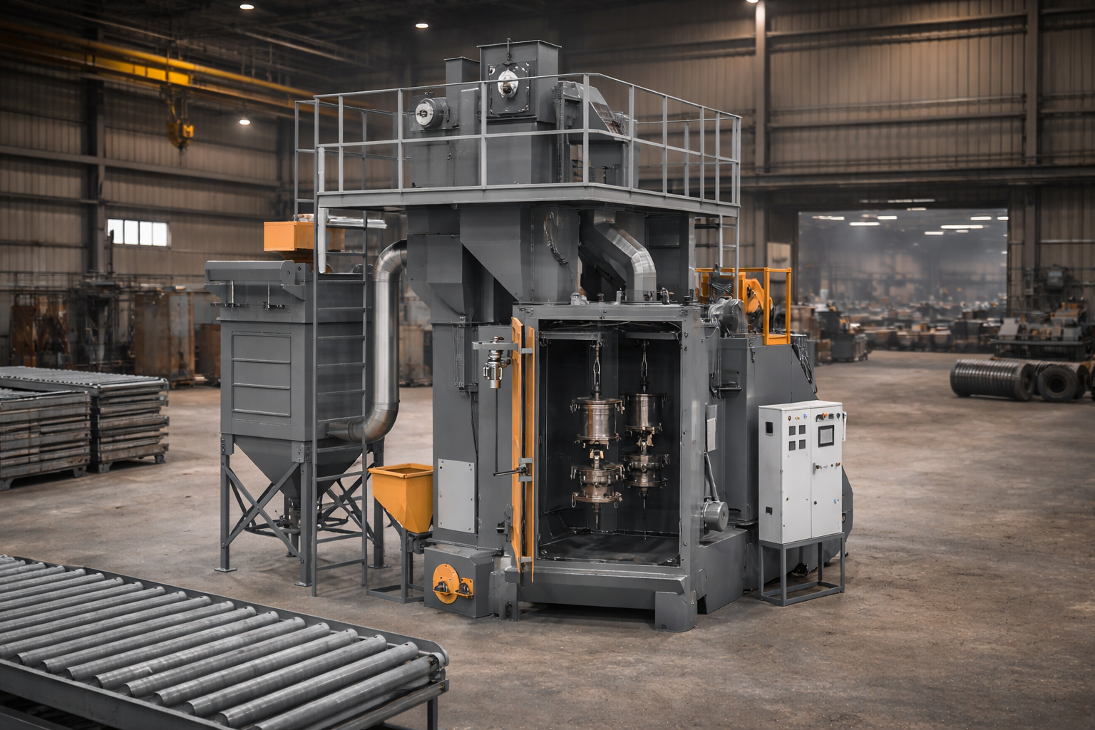 Door Hook Type Shot Blasting Machines