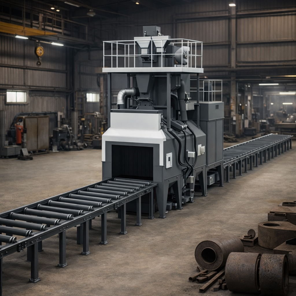 Roller Conveyor Shot Blasting Machines