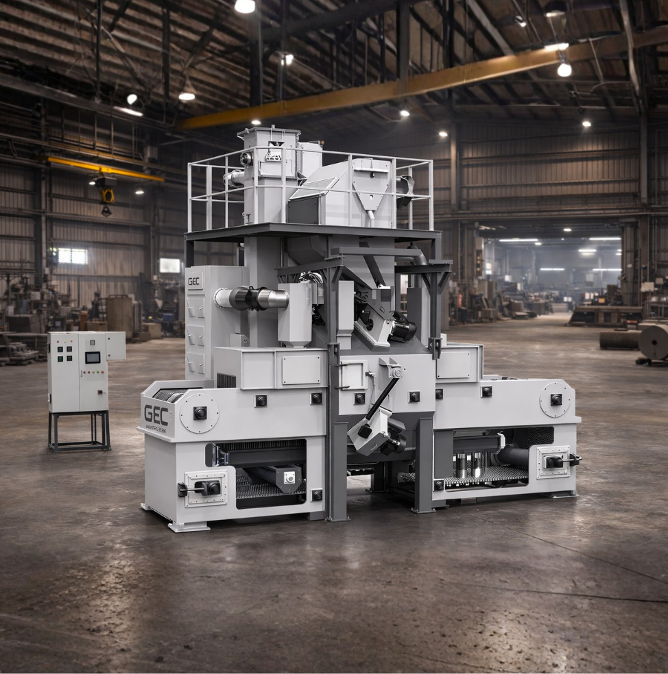 Wire Mesh Belt Shot Blasting Machine